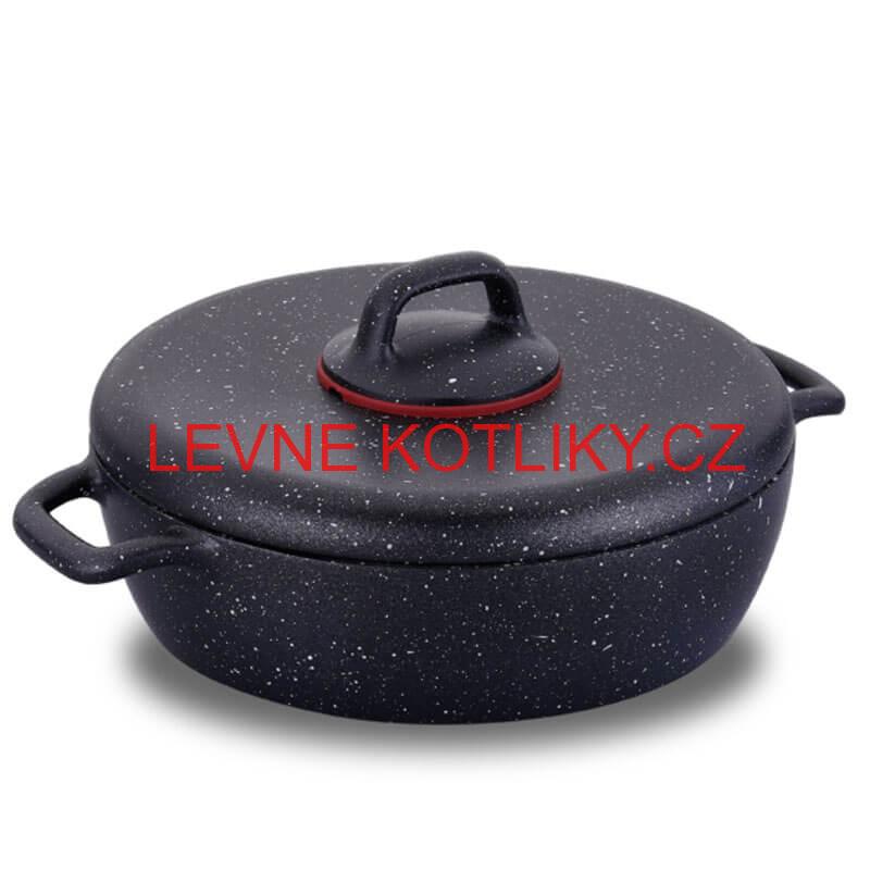 Sada hrnců s poklicí + pánev + pepř Classic Plus Volkanit