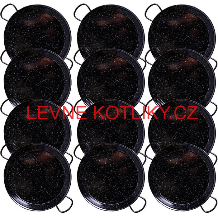 Paella Tapas catering 24 cm - 12 ks pánví