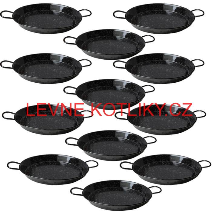 Paella Tapas catering 24 cm - 12 ks pánví