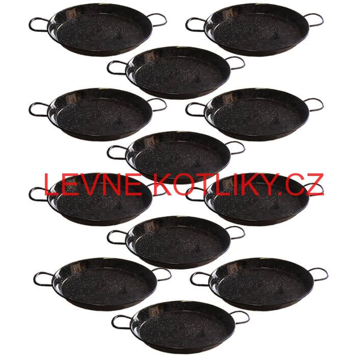Paella Tapas catering 24 cm - 12 ks pánví