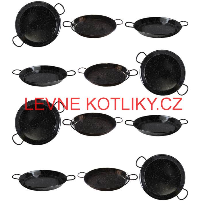 Paella Tapas catering 24 cm - 12 ks pánví