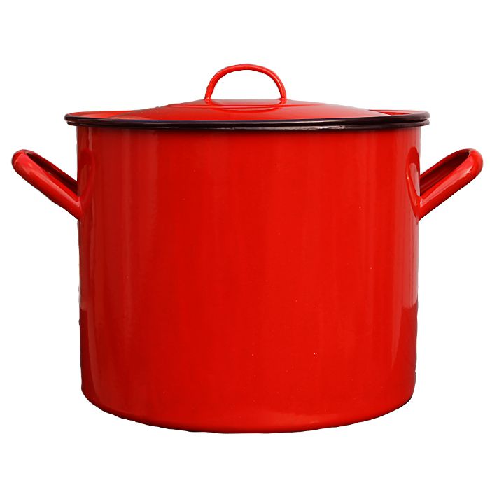 Smaltovaný hrnec s poklicí 25 L
