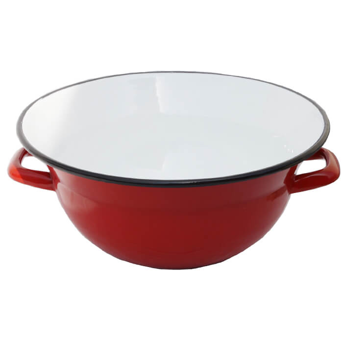 Smaltovaná miska s držáky (Vajling) 30 cm