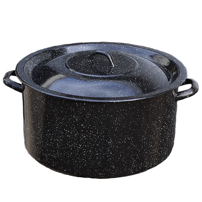 Smaltovaný kastrol s poklicí 20 L