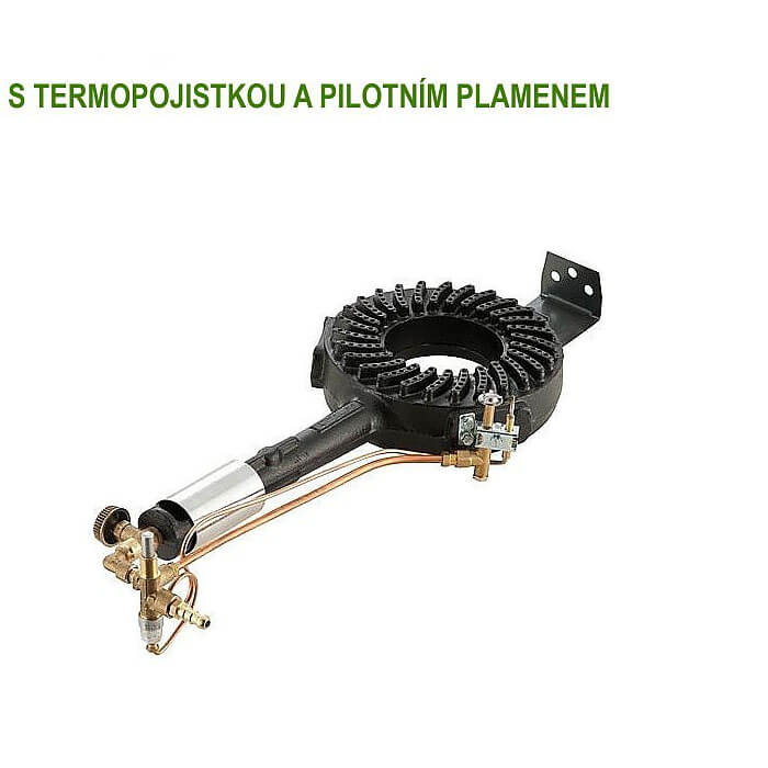 Plynový hořák 8,8 kW Industriale s termopojistkou a pilotním plamenem