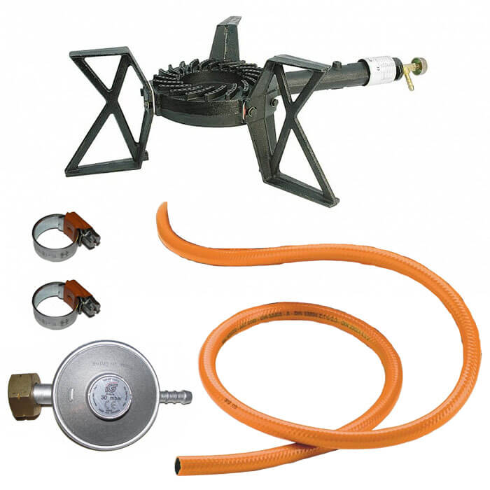 Hořák 7 kW Kemper + připojovací příslušenství
