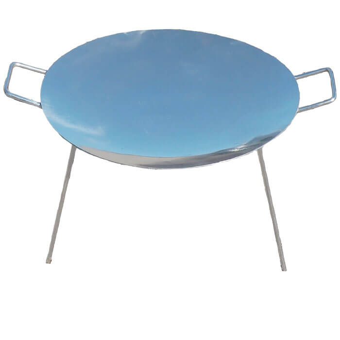 Nerezová pánev s nožičkami 55 cm BBQ
