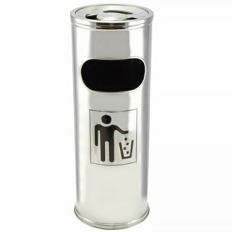Odpadkový koš INOX 24,5 cm