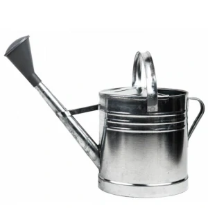 Pozinkovaná konev s růžicí 12 l (plechová)