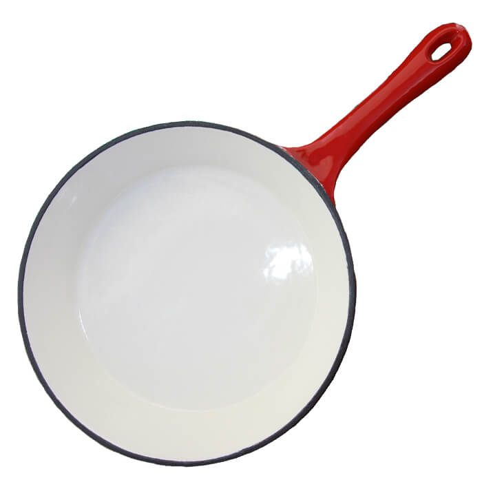 Litinová pánev s povrchovou smaltovanou úpravou na grilování 24 cm