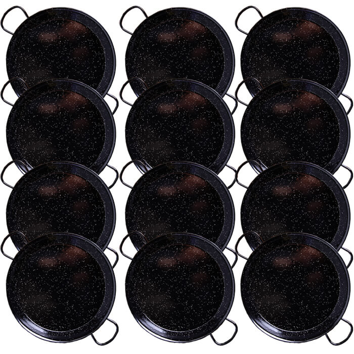 Paella Tapas catering 20 cm - 12 ks pánví