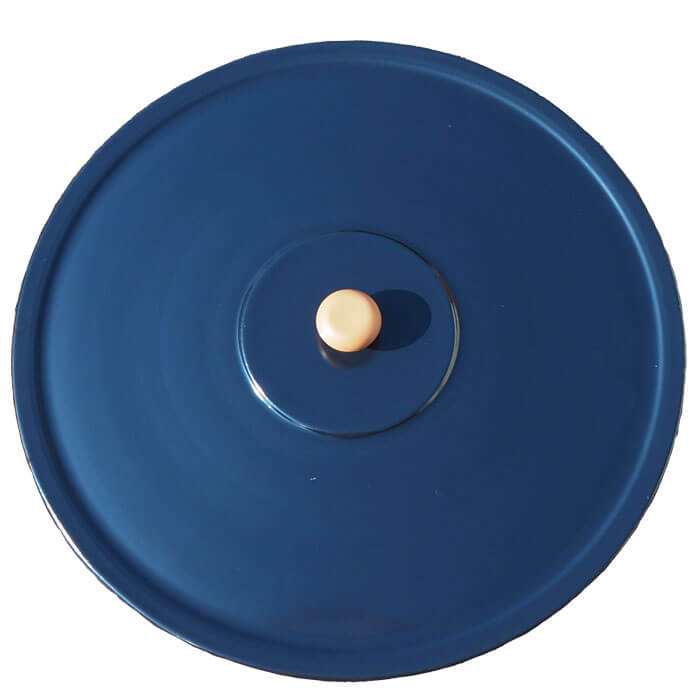 Smaltovaná poklice veliká 57 cm