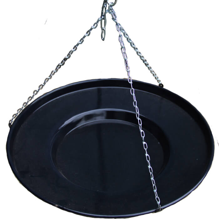Smaltovaná grilovací pánev s řetízkem 56 cm