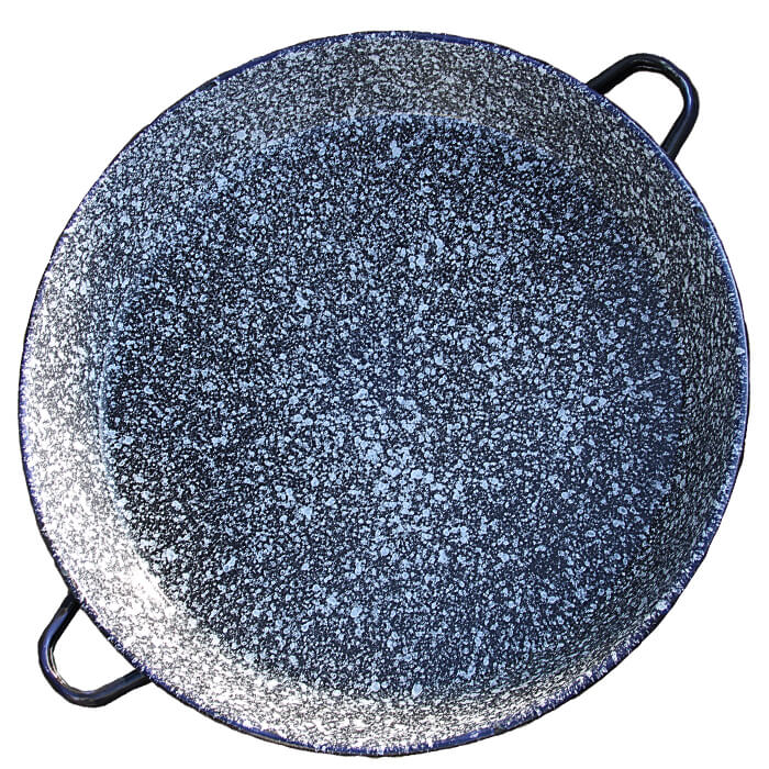 Smaltovaná grilovací pánev s oušky 42 cm