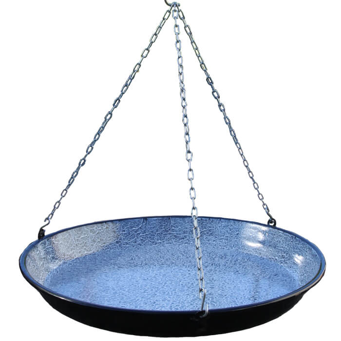 Smaltovaná grilovací pánev s řetízkem 45 cm