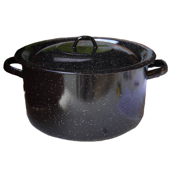 Smaltovaný kastrol s poklicí 20 L COMBI