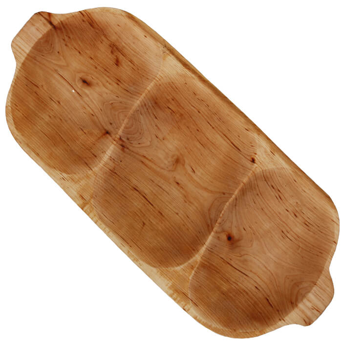 Servírovací dřevěný podnos