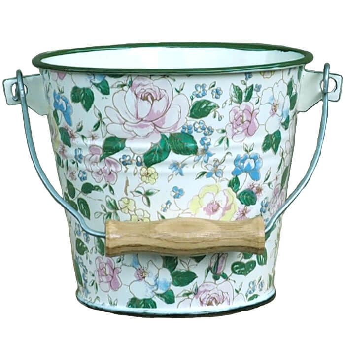 Smaltované vědro 1 L DECOR