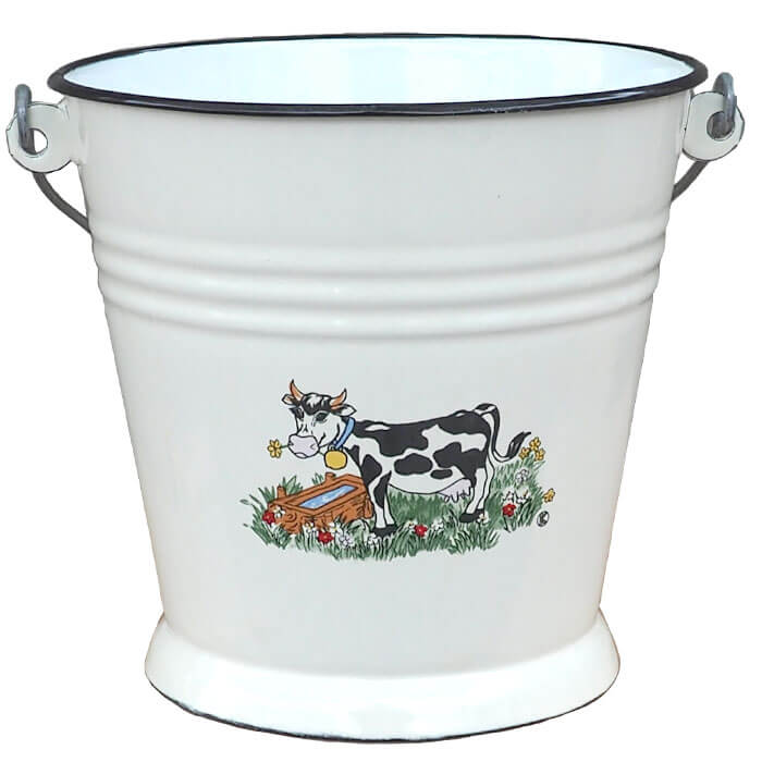 Smaltované vědro 5 L DECOR