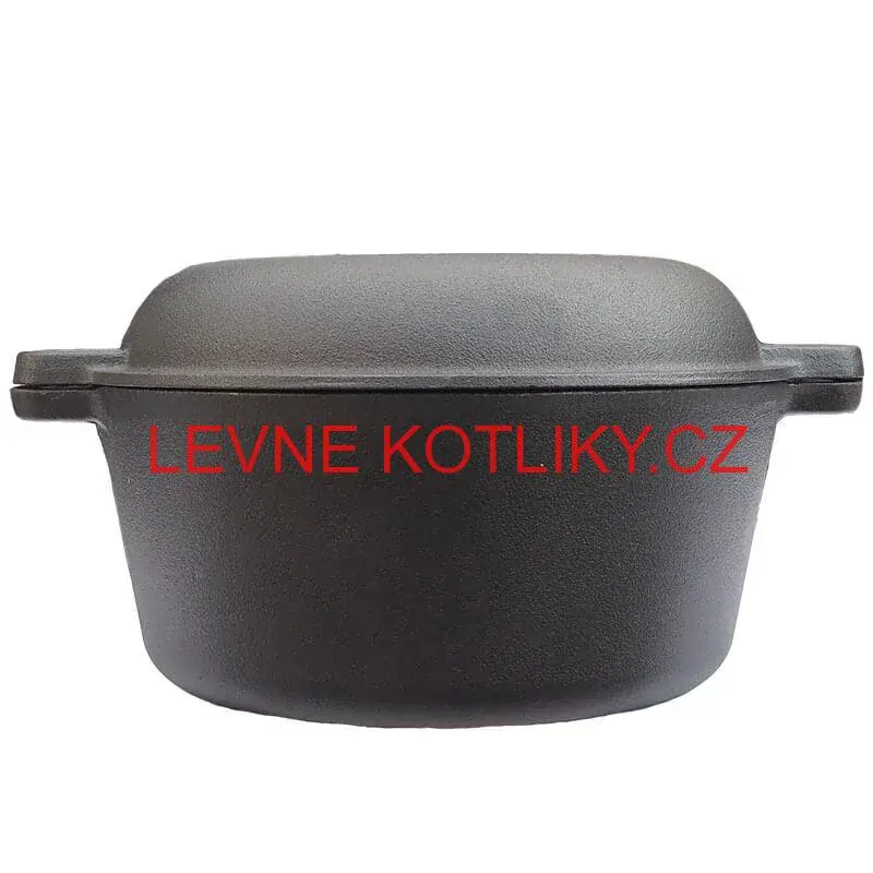 Litinový kastrol s pánví 2 v 1 26 cm
