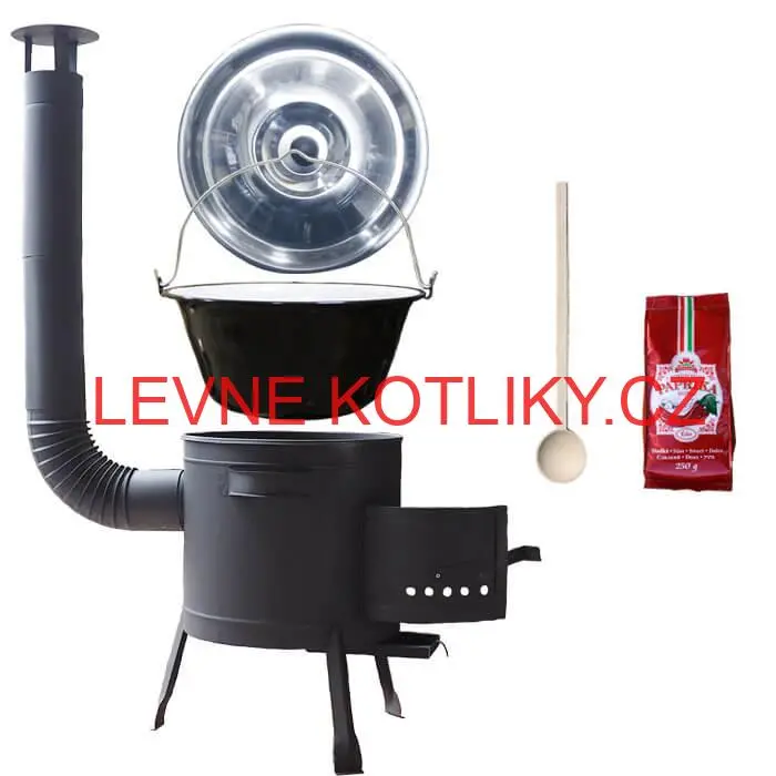 Smaltovaný kotlík 25 L (1,2 mm) + silnostěnná (1,5 mm) žáruvzdorná kotlina BALKY STRONG 42 PLUS 600