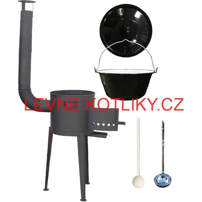 Smaltovaný kotlík 25 L (1,2 mm) + vysoká kotlina (2,0 mm) HODO 42 PLUS 600
