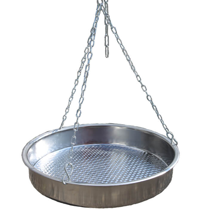 Nerezová pánev s řetízkem 42 cm INOX