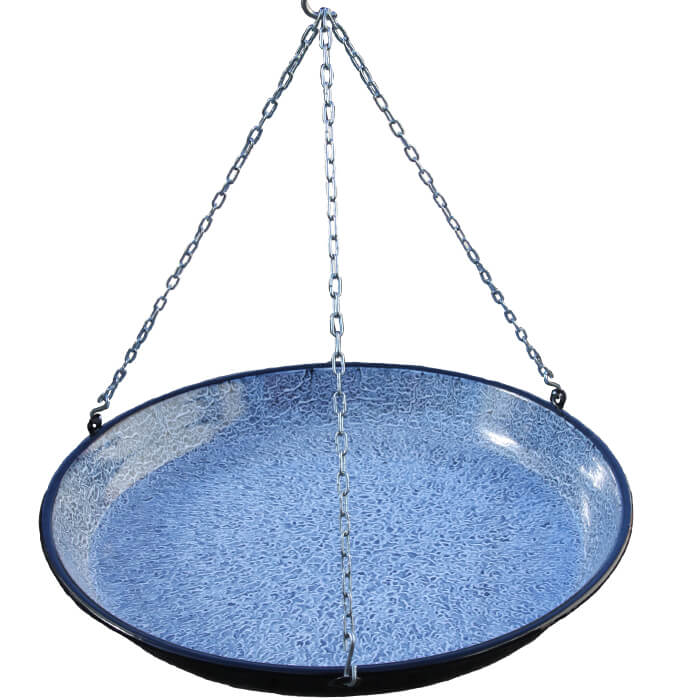Smaltovaná grilovací pánev s řetízkem 45 cm