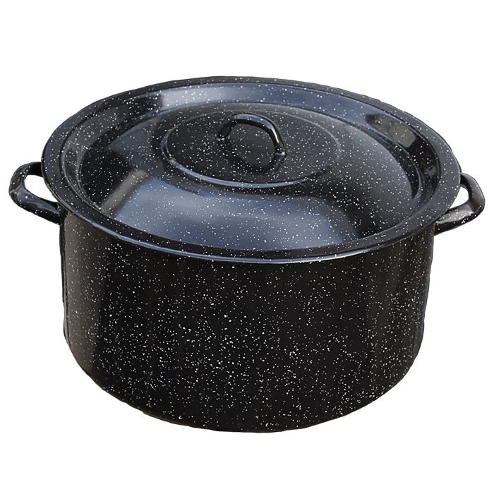 Smaltovaný kastrol s poklicí 20 L
