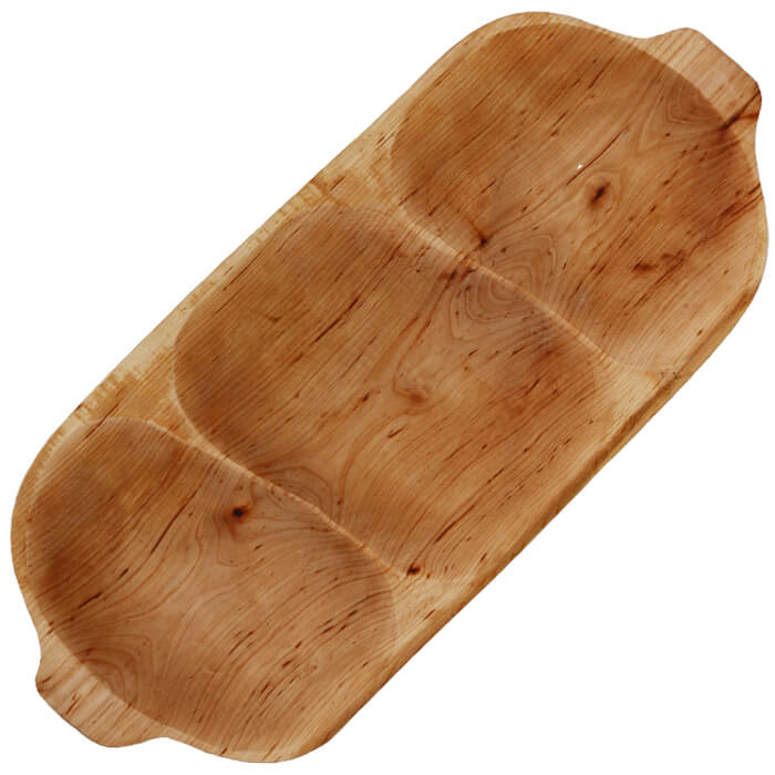 Servírovací dřevěný podnos