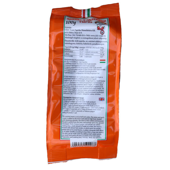 Paprikové koření na guláš - pálivé 100g