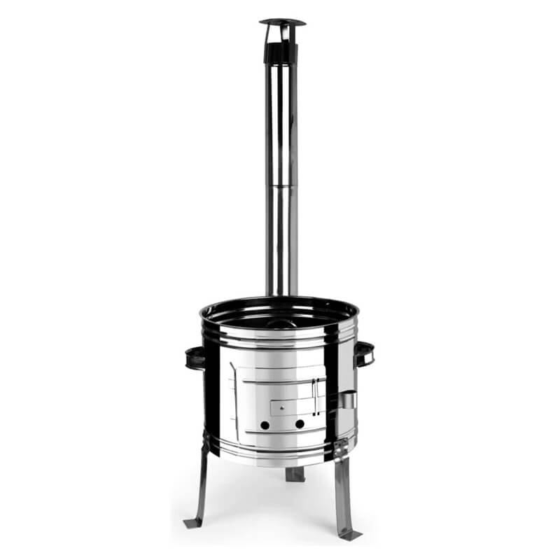 Smaltovaný kotlík 8 L + nerezová kotlina 31 INOX