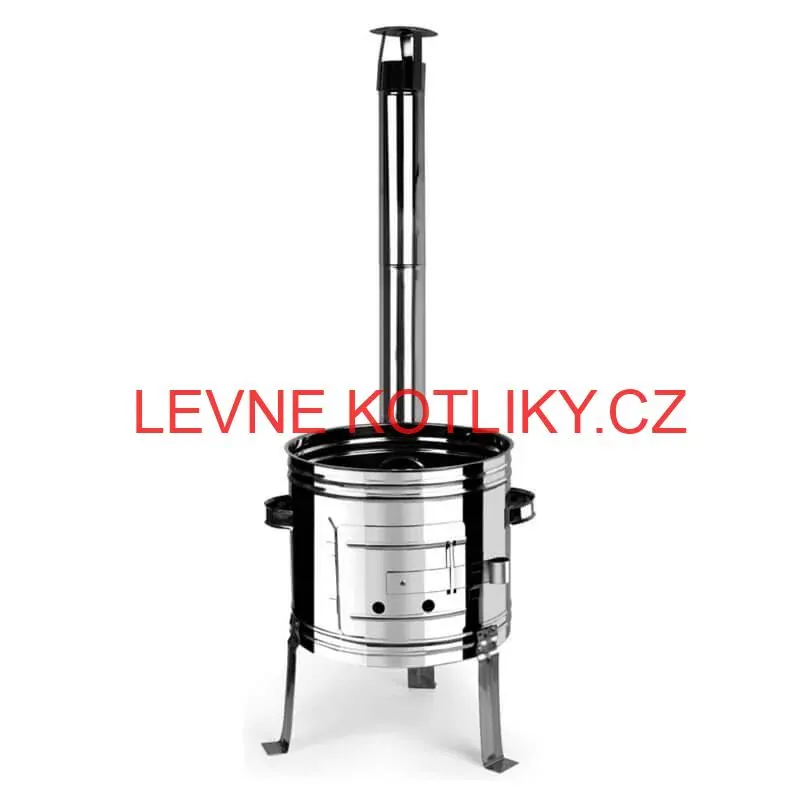 Smaltovaný kotlík 13 L + nerezová kotlina 36 INOX + misky 12 ks