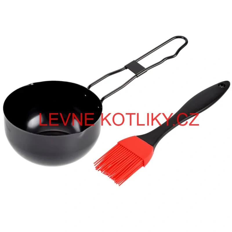 Nádoba na marinování + silikonová maslovačka (štětec)
