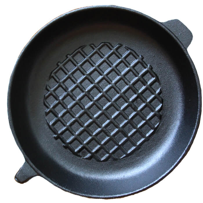 Litinová grilovací pánev s mřížkami 24 cm