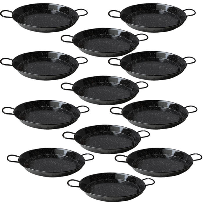 Paella Tapas catering 20 cm - 12 ks pánví