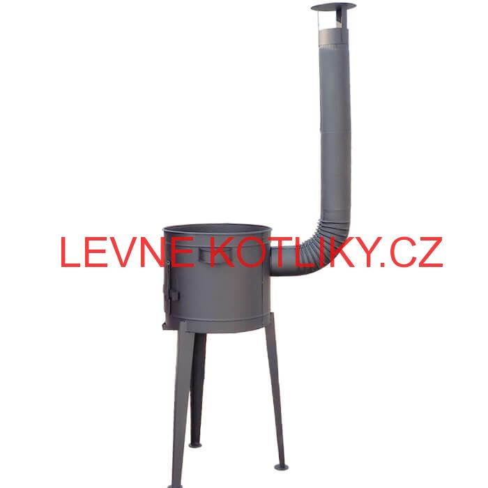 Vysoká kotlina 42 cm + žáruvzdorná barva PLUS 600