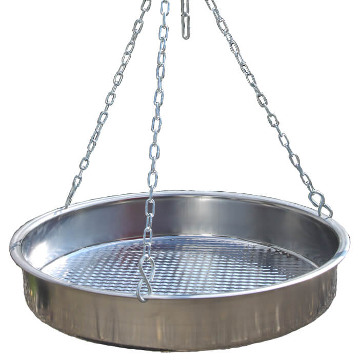 Nerezová pánev s řetízkem 49 cm INOX