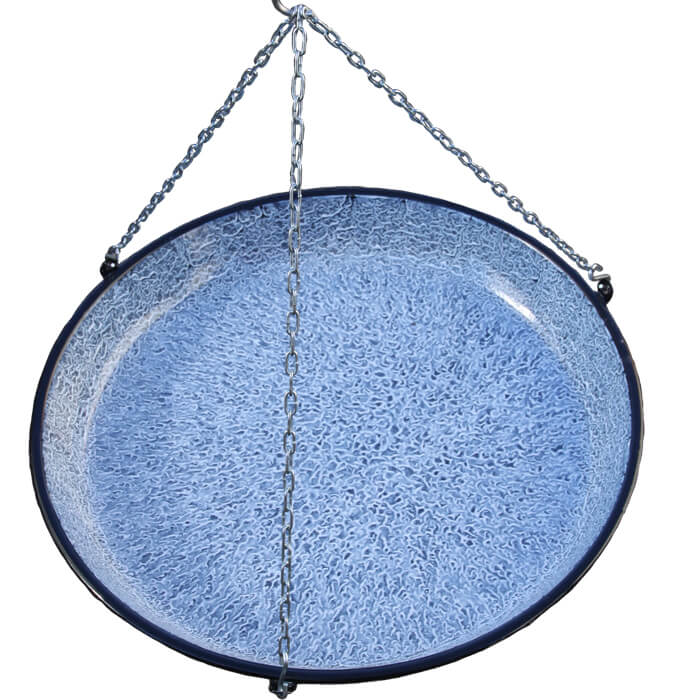 Smaltovaná grilovací pánev s řetízkem 45 cm