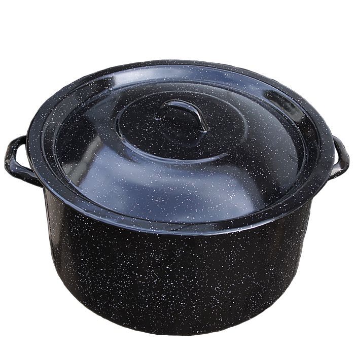 Smaltovaný kastrol s poklicí 20 L