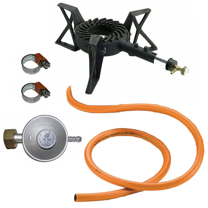 Hořák 7 kW Kemper + připojovací příslušenství