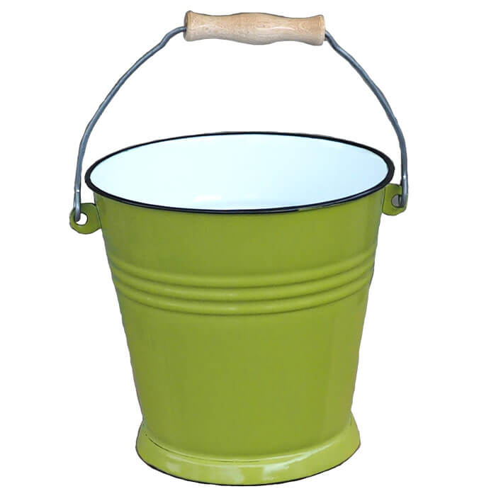 Smaltované vědro 5 l GREEN