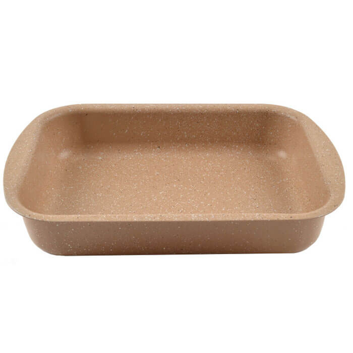 Pekáč s granitovým povrchem 29 x 20 cm hnědý Granit Line