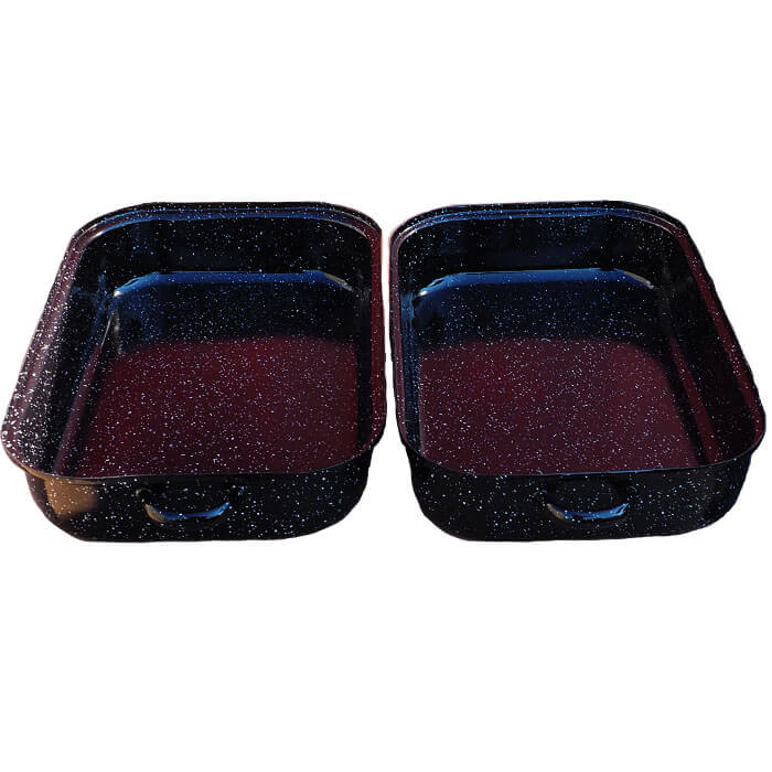 Smaltovaný pekáč 38 x 22 cm DUO