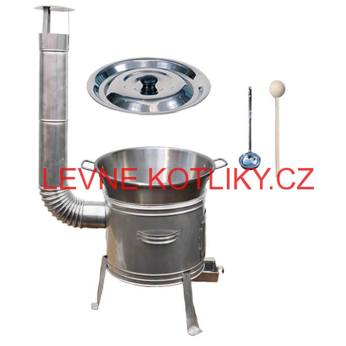 Nerezový kotel 45 L (1,2 mm) + nerezová kotlina 45 cm TOPLUX