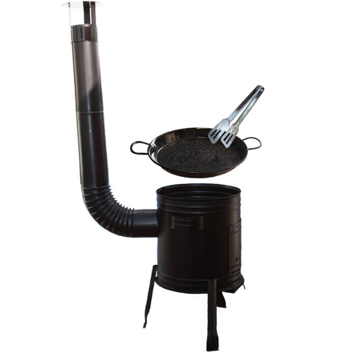 Smaltovaná pánev Paella, průměr 46 cm s kovovou kotlinou Classic průměr 42 cm