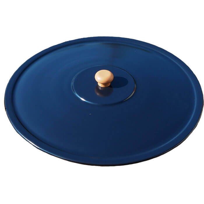 Smaltovaná poklice veliká 65 cm
