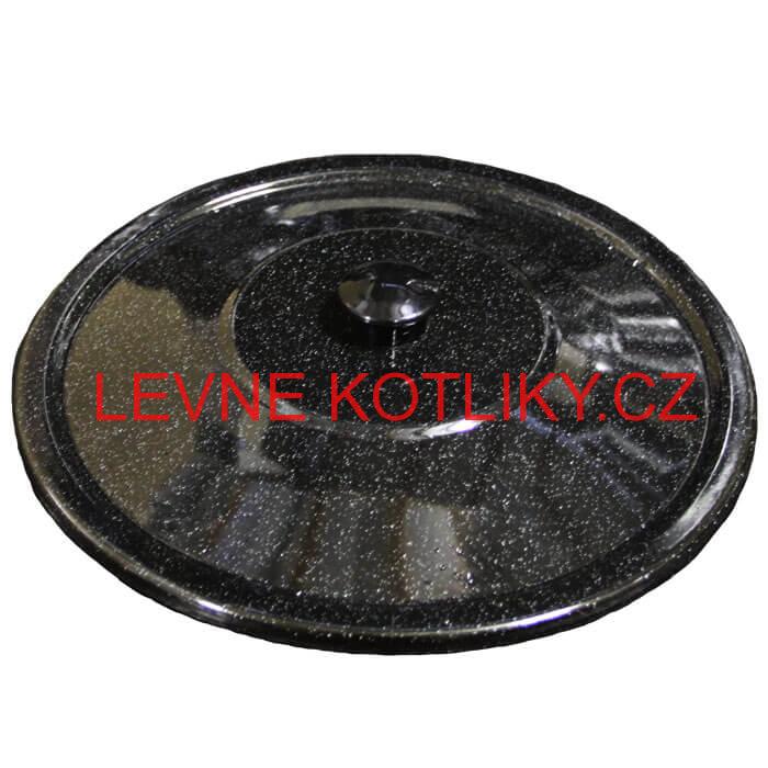 Smaltovaná poklice veliká 65 cm