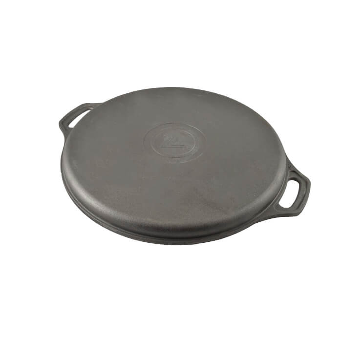Kvalitní litinová deska na grilování a opékání 43 cm
