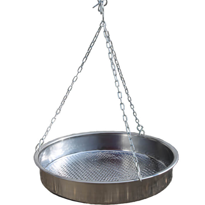 Nerezová pánev s řetízkem 42 cm INOX